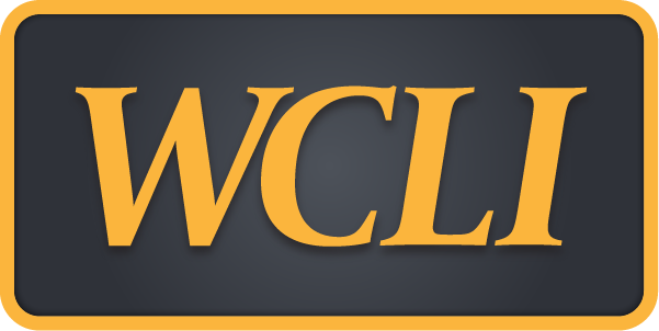 Text logo with the letters "WCLI" in orange on a dark background.